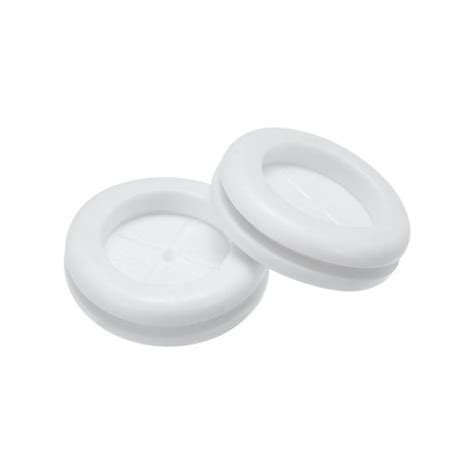 white rubber grommets